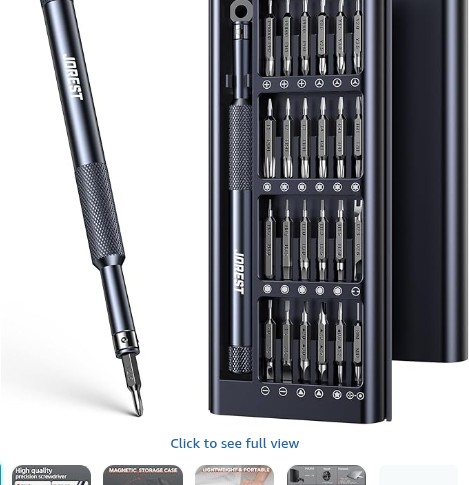 JOREST 52-in-1 Precision Screwdriver Set, Mini Repair Tool Kit with Torx for MacBook, Computer, Laptop, iPhone, PS5, Xbox, Switch, Glasses, Watch, Ring Doorbell, Electronic, Small Gift Gadget for Men